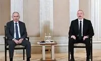 لحظه امضای توافق صلح آذربایجان و ارمنستان