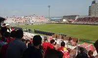 درگیری شدید هواداران پرسپولیس و نساجی