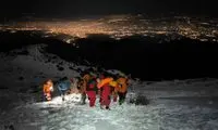 عملیات ۸ ساعته نجات کوهنوردان گرفتار برف به نتیجه رسید