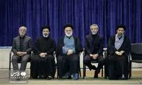 حضور سه فرزند رهبر شهید در مراسم بزرگداشت ایشان