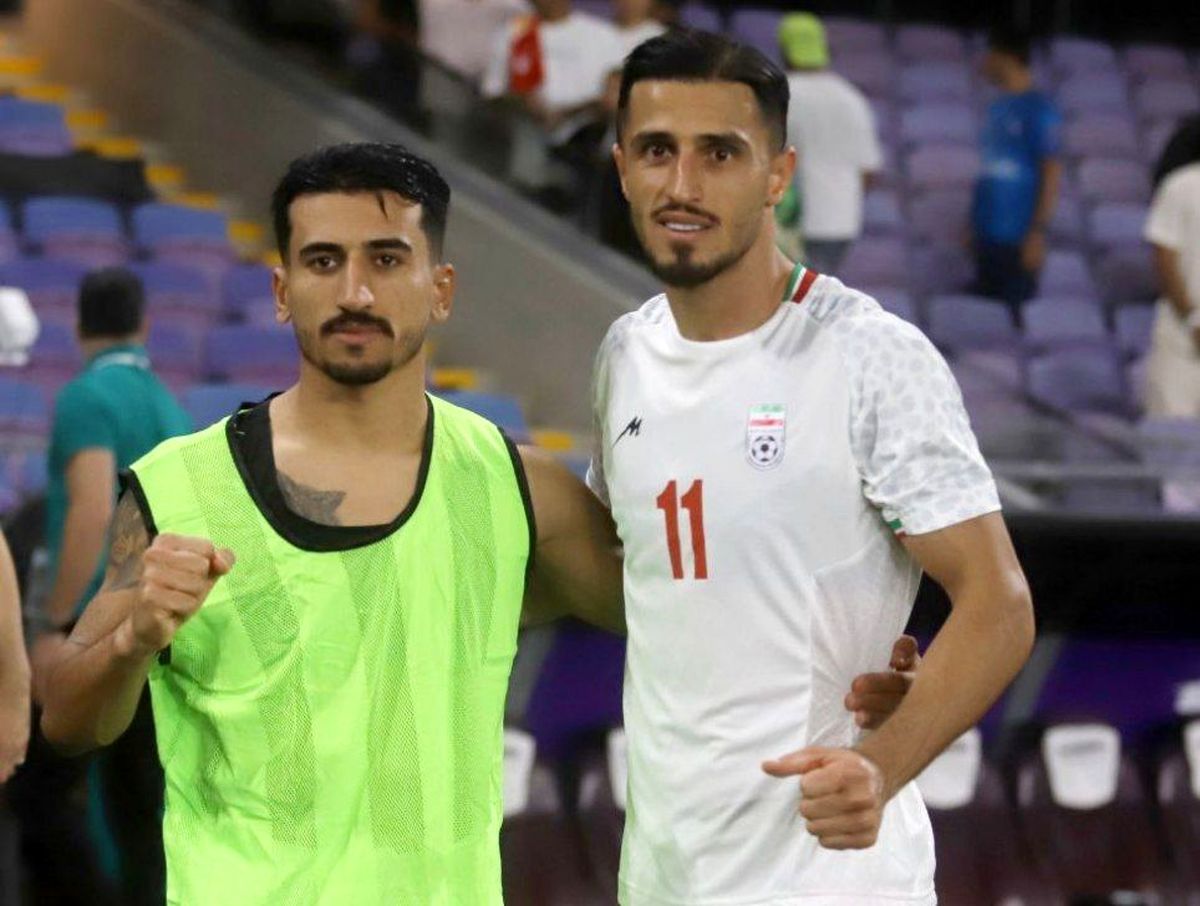 دو ستاره استقلال و پرسپولیس زیباترین قاب بازی دیشب را ساختند