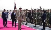 مراسم استقبال رسمی از پزشکیان در عراق
