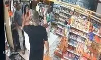 شلیک فروشنده با تفنگ به سارق