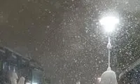 ویدئویی حال خوب کن از بارش برف در ارتفاعات تهران
