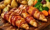 طرز تهیه فیله استریپس بیکن پیچ به سبک رستورانی