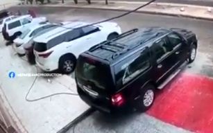 ویدئوی له شدن خودروهای شاسی بلند زیر آوار زلزله 