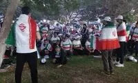 حرکت منحصر‌به‌فرد هواداران ایران بیرون از استادیوم