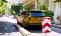 جولان رولزرویس با طلای ۲۴ عیار در خیابان‌های تهران