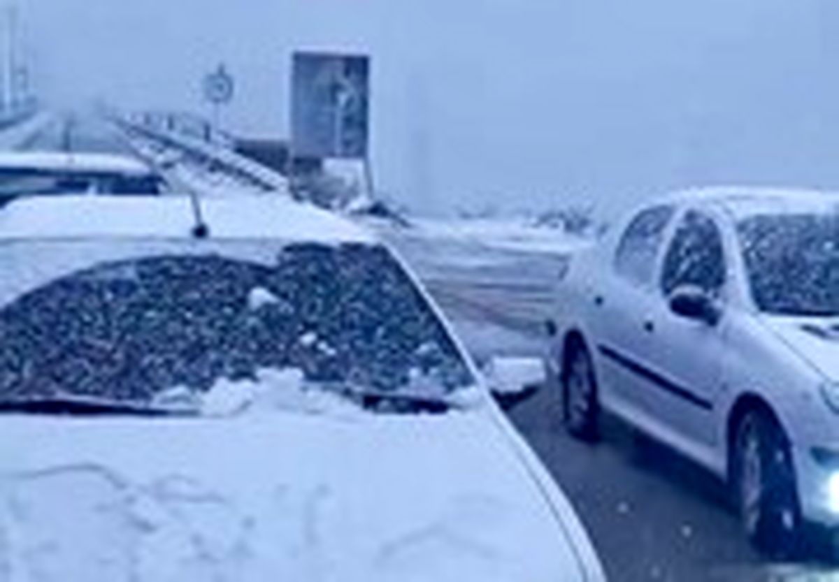 تصویر جذاب از بارش شدید برف در اشنویه