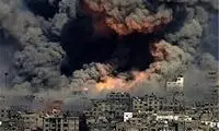 ویدئو جدید و آخرالزمانی از انفجار در نوار غزه