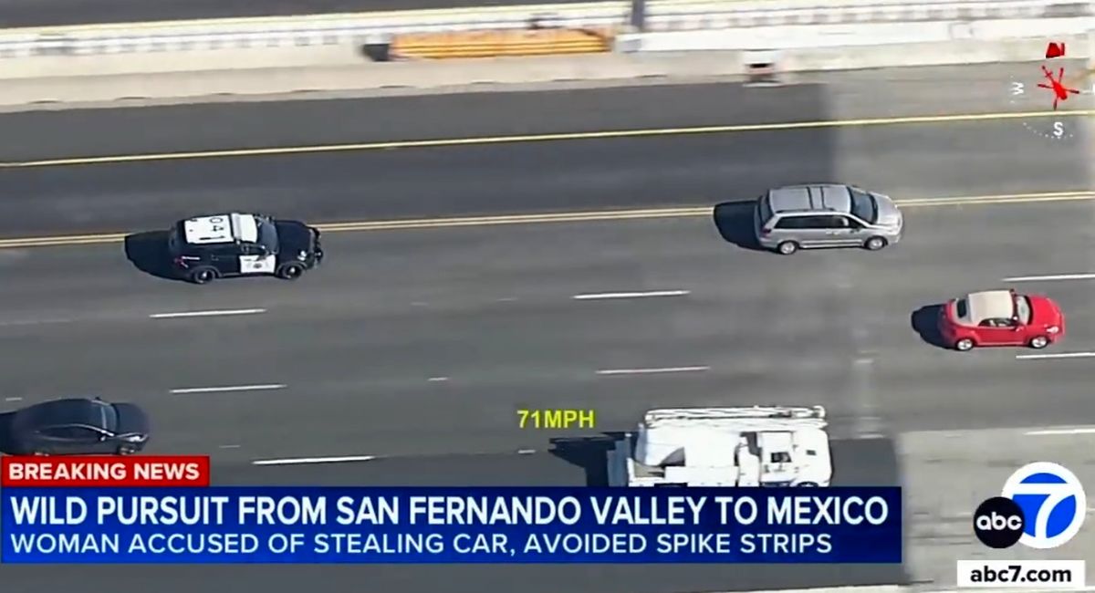 تعقیب ۲۴۰ کیلومتری پلیس با زن متهم به سرقت