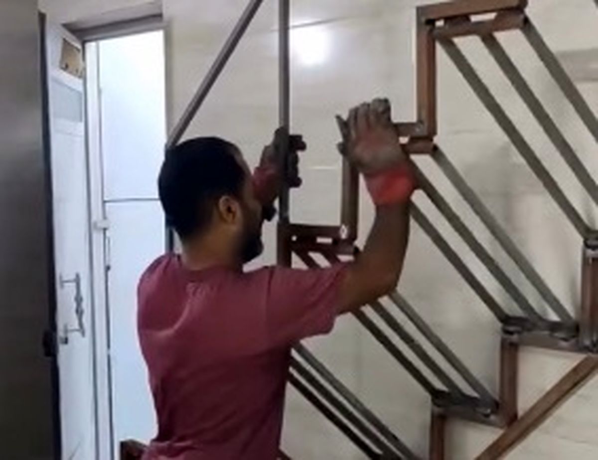 خلاقیت جالب استاد آهنگر جلب توجه کرد
