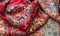 تصویر فرش زیبای کاشان در دوران قاجار