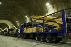  سپاه از تونل موشکی خود در صداوسیما رونمایی کرد