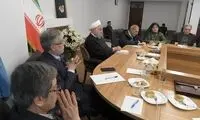 تصاویری از دیدار حسن روحانی با اساتید دانشگاه