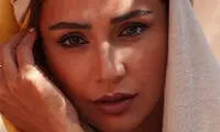 تصاویر تازه شبنم قلی‌خانی در صحرای دبی