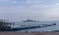 ناوشکن آمریکایی سواحل اسرائیل را ترک کرد