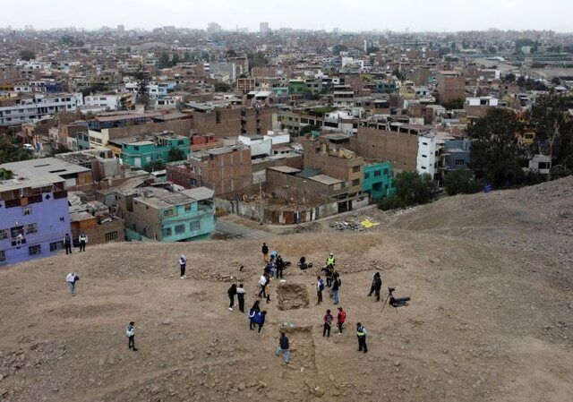 تصاویرِ کشف مومیایی ۳ هزار ساله زیر زباله‌دانی!