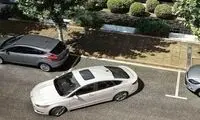 دست‌فرمان حیرت‌انگیز راننده در خروج از پارک