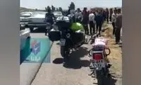 صحنه تصادف منجر به مرگ توریست آلمانی در ایران