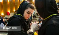 تصاویر متفاوت از مسابقات مچ‌اندازی زنان ایرانی