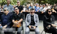 هنرمندان مشهور در مراسم وداع با ایرج خواجه‌امیری