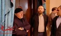 تصویری جدید از ظریف در یک مراسم وداع
