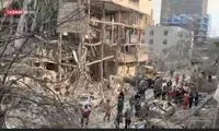 تصاویری از حمله هوایی به خیابان طالقانی تهران