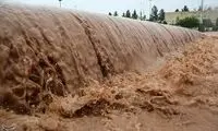 خیابان‌های سمنان غرق در آب شد!