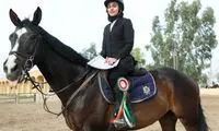 تصاویری جذاب و دیدنی از مسابقات پرش با اسب یزد