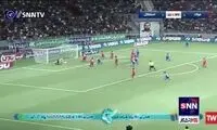  گل اول استقلال به فولاد توسط کوین یامگا