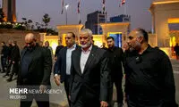 تصویری از اسماعیل هنیه دقایقی بعد از ترور
