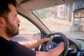 رانندگی جانباز لانچری پس از قطع دو دست و دو پا