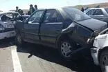 برخورد زنجیره‌ای ۷۰ خودرو در آزادراه قزوین-زنجان!