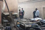 آتش‌سوزی گسترده در خیابان سعدی تهران