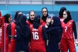 زنان والیبالیست ایران در ریاض به یاد صابر