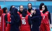 زنان والیبالیست ایران در ریاض به یاد صابر