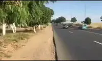 نتیجه دردناک حرکات نمایشی روی موتور