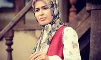 گریم ناشیانه خانم بازیگر در قسمت آخر سریال تلویزیونی