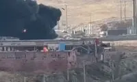انفجار در جایگاه سوخت اتوبان کسایی تبریز