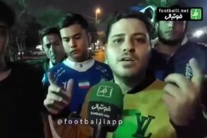 هواداران استقلال مچ این پرسپولیسی را گرفتند