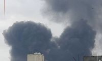 ساختمان وزارت دفاع یمن هدف قرار گرفت