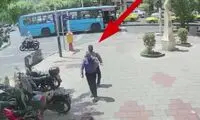 لحظه سرقت گوشی یک شهروند تهرانی در روز روشن