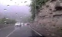 تصویری وحشتناک از جاده چالوس در صبح امروز