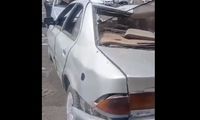 آثار عجیب موج انفجار حوالی بندر شهید رجایی