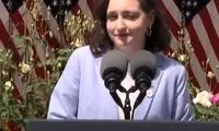 ویدئویی از افتخارآفرینی خانم ایرانی در قلب آمریکا
