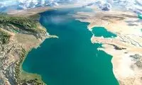 تصویر دیدنی دریای کاسپین از دوربین ماهواره 