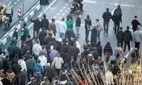 ویدئوی وایرال شده از اعتراضات روز گذشته در تهران