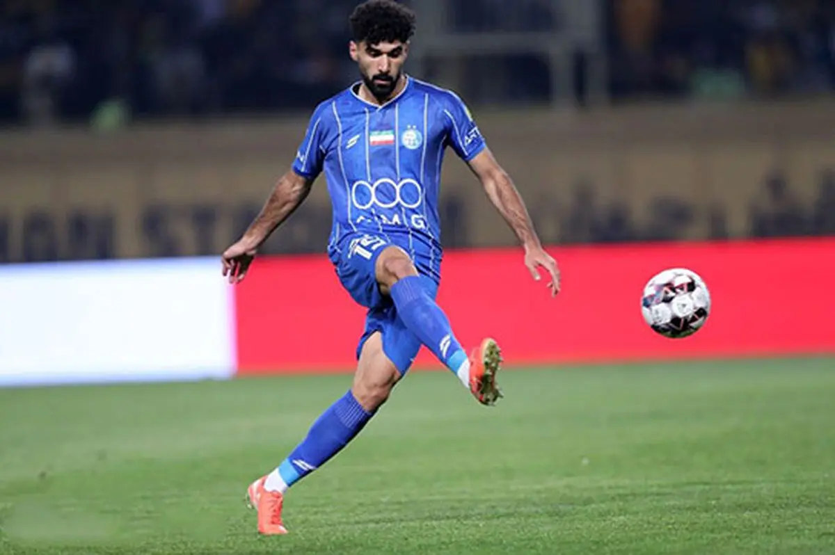 مدافع استقلال پس از گلزنی خوشحالی نکرد