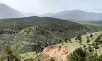 رانش هولناک چند هکتاری در مرزن‌آباد
